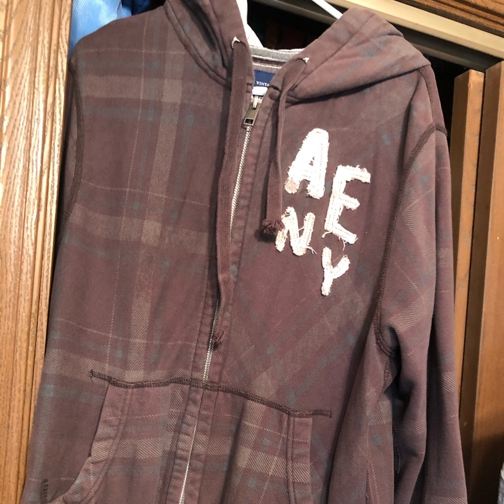 American Eagle zip up hooded sweatshirt